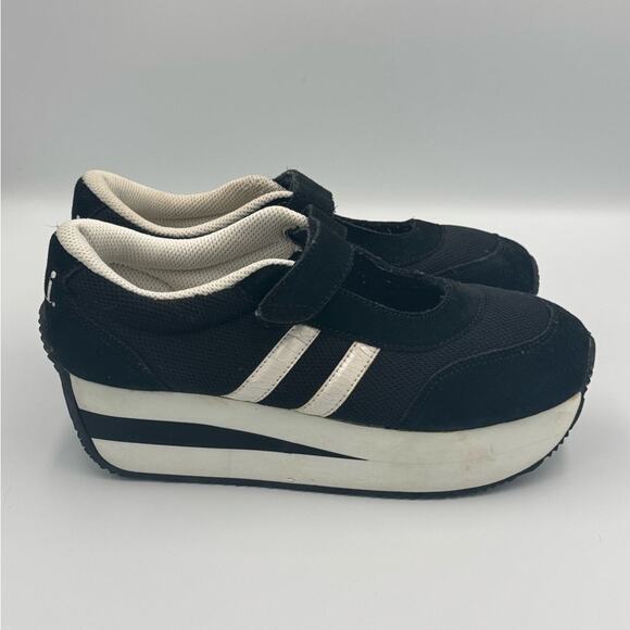 Vintage Y2K LEI Platform Mary Jane Velcro Sneakers | Size 9 - Picture 6 of 10
